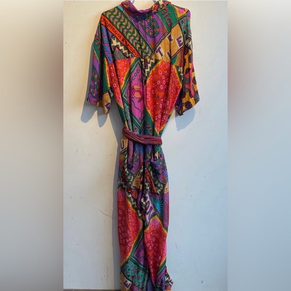 FARM Rio Multicolor Patchwork Print Jumpsuit - Picture 7 of 11